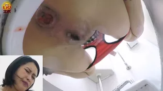 DLEE-524 06 Japanese style toilet voyeur: female urine laser beams striking inside of the toilet tank! VOL. 5, , PissRIP