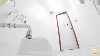 DLSL-438 05 Girls’ school toilet broke down and overflowed with piss. Grossed out urination voyeur