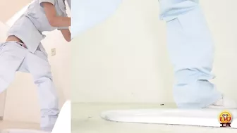 DLEE-458 04 1 Day voyeur from women’s private life: close contact pee