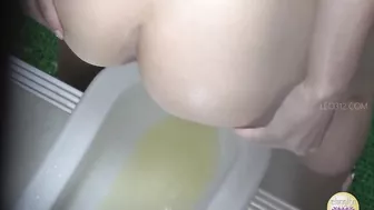 DLSL-249 03 Beautiful women rushing to the beach house toilet. Naked pissing in the summer