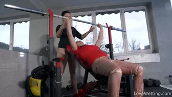Ally Style - The gym, Voyeur Collection, PissRIP