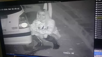 Chick Pees On Security Cam By Car, Voyeur Collection, PissRIP Chick Pees On Security Cam By Car, Voyeur Collection, PissRIP