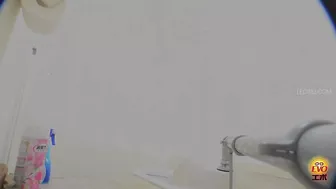 DLEE-715 01 Japanese style toilet voyeur: female urine laser beams striking inside the toilet tank. VOL. 8