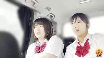 DLEE-743 01 Hidden camera caught group of female student peeing in a single bottle