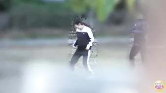 DLSL-615 02 Sports club hidden camera: girls peeing desperation situations.