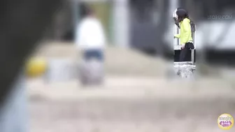 DLSL-615 03 Sports club hidden camera: girls peeing desperation situations.