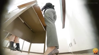 DLEE-765 02 Hidden camera: Forbidden incontinence of a neat female teacher.
