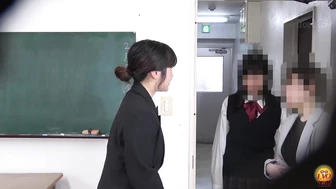 DLEE-765 02 Hidden camera: Forbidden incontinence of a neat female teacher.