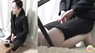 DLSL-618 06 Company’s toilet urination on the verge of leaking.