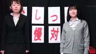 DLFF-662 01 Female student vs office lady. Extreme pee endurance showdown!