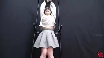 DLFF-664 03 Hanging women left to urinate while being watched by the camera.