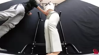 DLFF-664 06 Hanging women left to urinate while being watched by the camera.