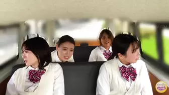 DLSL-627 01 Schoolgirl panics and pisses herself in a moving vehicle.