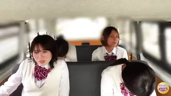 DLSL-627 01 Schoolgirl panics and pisses herself in a moving vehicle.
