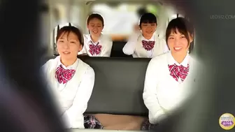 DLSL-627 04 Schoolgirl panics and pisses herself in a moving vehicle.