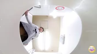 DLSL-626 02 Western-style toilet without a seat. Emergency standing urination.