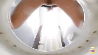 DLSL-626 03 Western-style toilet without a seat. Emergency standing urination.