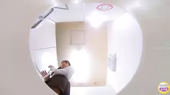 DLSL-626 05 Western-style toilet without a seat. Emergency standing urination.