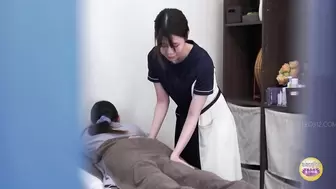 DLSL-632 03 New female beautician can’t hold it in any longer and pees herself.