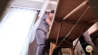 DLSL-632 05 New female beautician can’t hold it in any longer and pees herself.