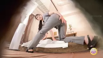 DLSL-632 06 New female beautician can’t hold it in any longer and pees herself.