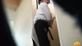 DLEE-785 02 Hidden camera: working woman’s embarrassing wetting. An embarrassing continent of pee staining her clothes.