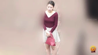 DLEE-776 02 She found a hidden camera inside the toilet but she could not stop peeing! VOL. 2