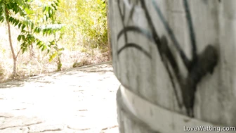 Christina Santes - Pissing scene