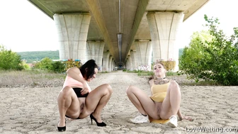 Alia Star + Christina Santes - Pissing scene