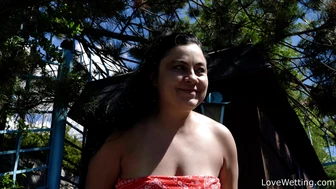 Christina Santes - Pissing scene