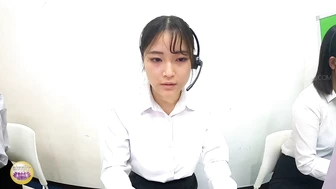 DLSL-639 04 Hidden camera call center. No leaving! Peeing while dealing with a complaint.