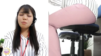 DLSL-639 05 Hidden camera call center. No leaving! Peeing while dealing with a complaint.