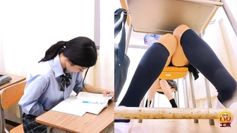 DLEE-809 01 On-Campus Hidden Filming - Schoolgirls Line Super Peeing 2