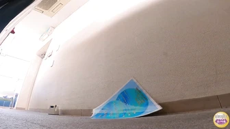 DLSL-646 03 Bladder-full female college student sneaks out of lecture to urinate