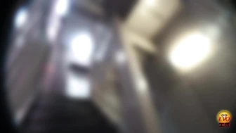 DLEE-813 01 Hidden camera in the office: OL trying to hold her pee slips into the toilet 5