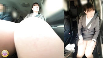 DLSL-644 03 Hidden Camera Saleswoman Shameful Incontinence in Car