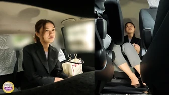 DLSL-644 03 Hidden Camera Saleswoman Shameful Incontinence in Car