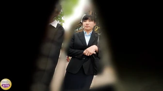 DLSL-644 08 Hidden Camera Saleswoman Shameful Incontinence in Car