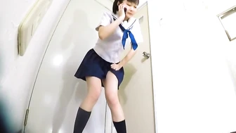 DLEE-431 01 Endurance limit!! Stuck schoolgirl pees 4