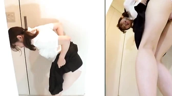 DLEE-431 04 Endurance limit!! Stuck schoolgirl pees 4