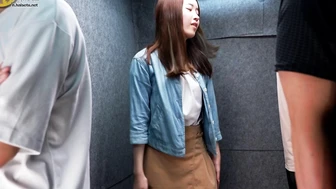 OJHI-518 05 Elevator stops, pee holding panic, emergency escape part 8