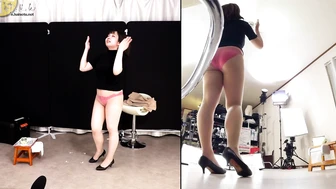 OJHI-772 03 Self-portrait pee endurance challenge with underwear only 13