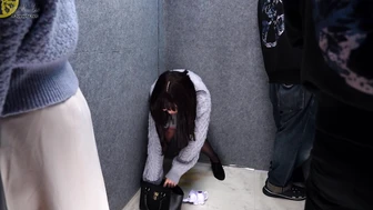 OJHI-781 03 Stopped elevator, pee holding panic, emergency escape part 13