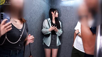 OJHI-781 04 Stopped elevator, pee holding panic, emergency escape part 13