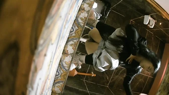 Various Black Stockings High Heels Beauties Galore 10