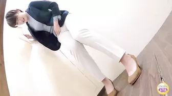 DLSL-378 05 Office Ladies Denied Toilet And Wet Themselves