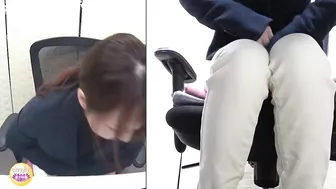DLSL-378 04 Office Ladies Denied Toilet And Wet Themselves