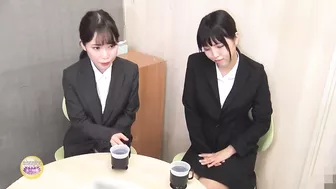 DLSL-489 02 Rookie OL's close call slip to the toilet.