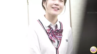 DLSL-494 01 School girls panicky run to restroom for emergency pee!