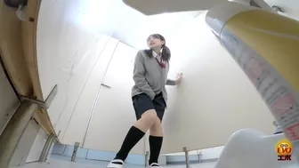 DLEE-587 03 Hidden camera: pee holding situation and miserable wetting of a school girl, , DesperVids